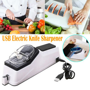 USB Electric Knife Sharpener – Professional Rechargeable Tool for Knives & Scissors