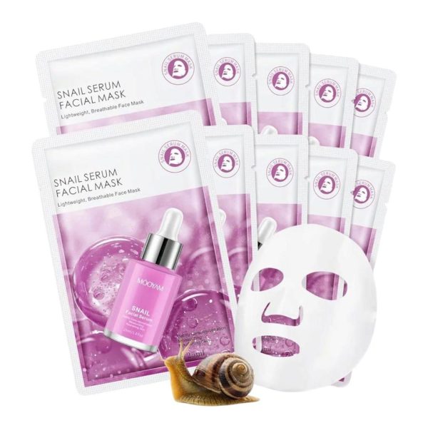 Pack Of 05 – Anti-wrinkle Face Sheet Mask | Anti Aging Hydrating Anti-acne Repairing Brightening Moisturizing Retinol Serum Facial Mask