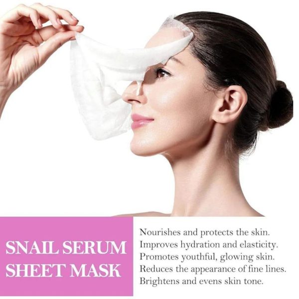 Pack Of 05 – Anti-wrinkle Face Sheet Mask | Anti Aging Hydrating Anti-acne Repairing Brightening Moisturizing Retinol Serum Facial Mask