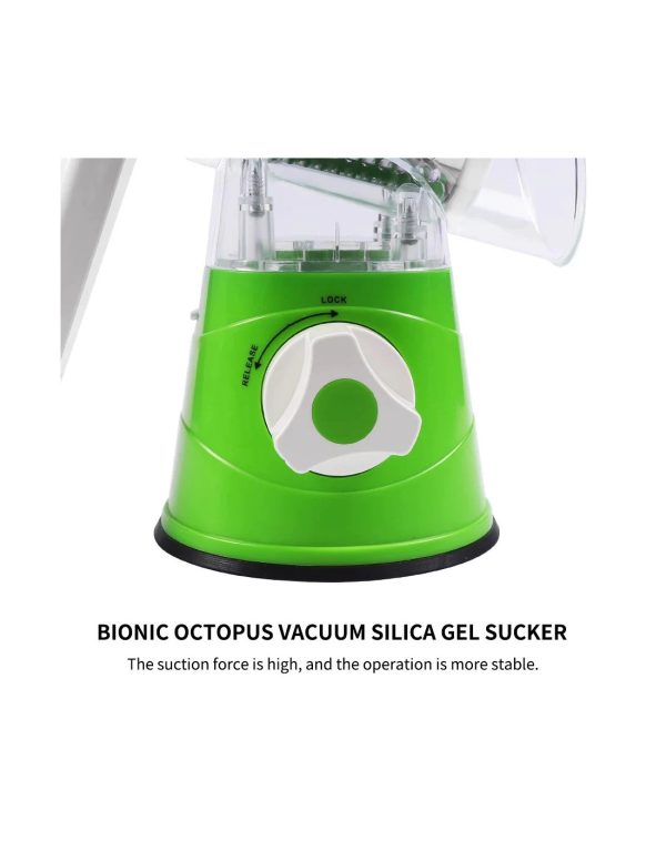 Tabletop Drum Grater | Manual Vegetable Cutter Slicer & Grater | Multi-functional Kitchen Gadget ( Random Color )