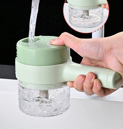 5 In 1 Handheld Hammer Electric Vegetable Cutter Set Mini Wireless Food Choppers Garlic Vegetable Chopper Slicer Machine