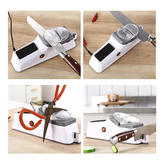 USB Electric Knife Sharpener – Professional Rechargeable Tool for Knives & Scissors